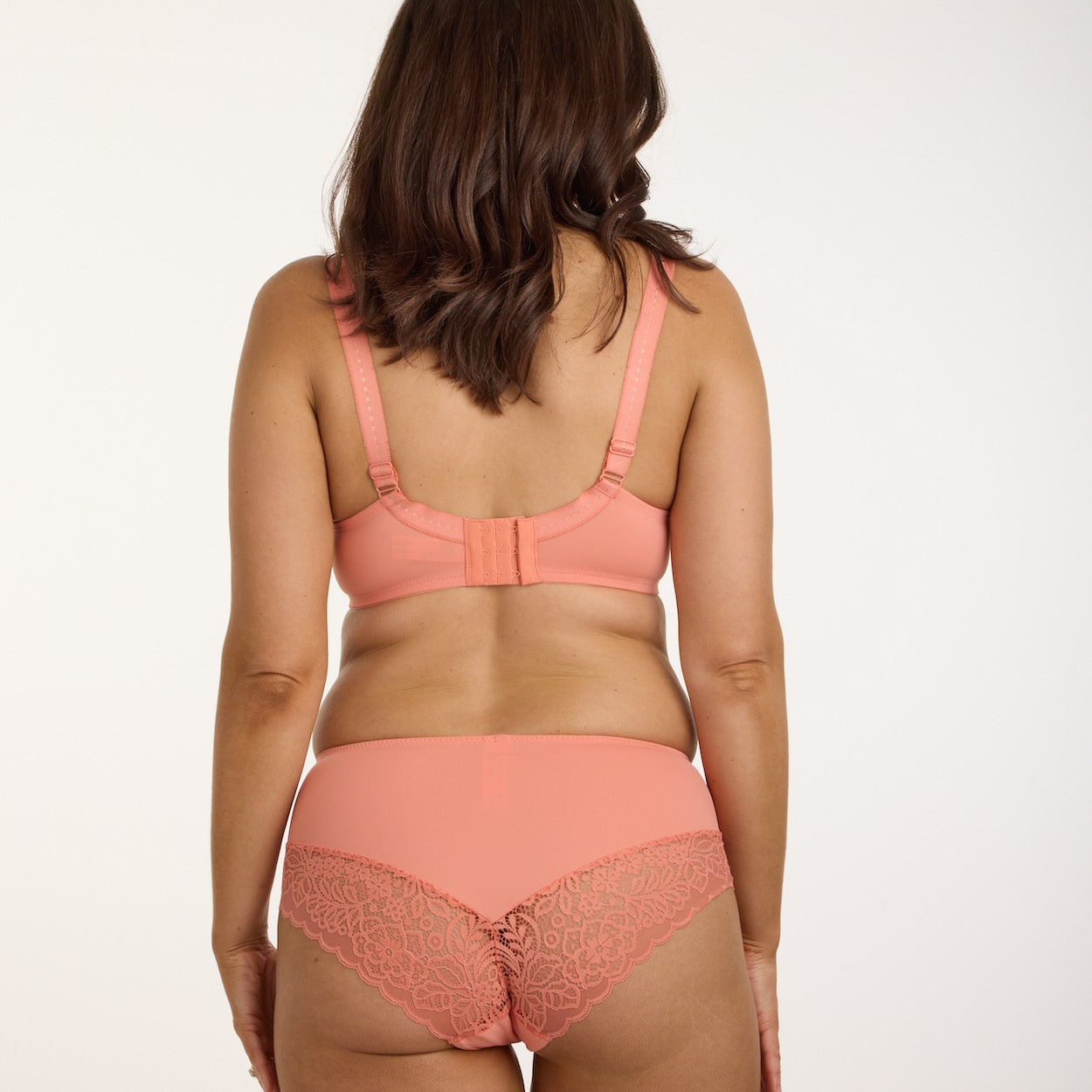 Lily Lace Full Cup Bra - Terra Cotta