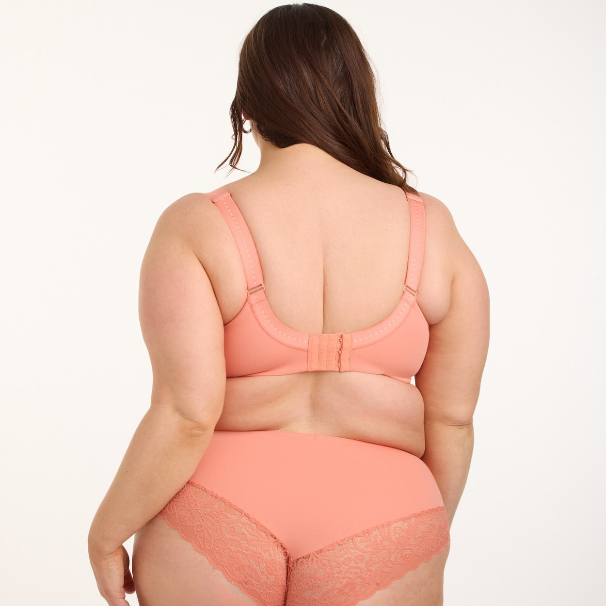 Lily Lace Premium Support Bra - Terra Cotta