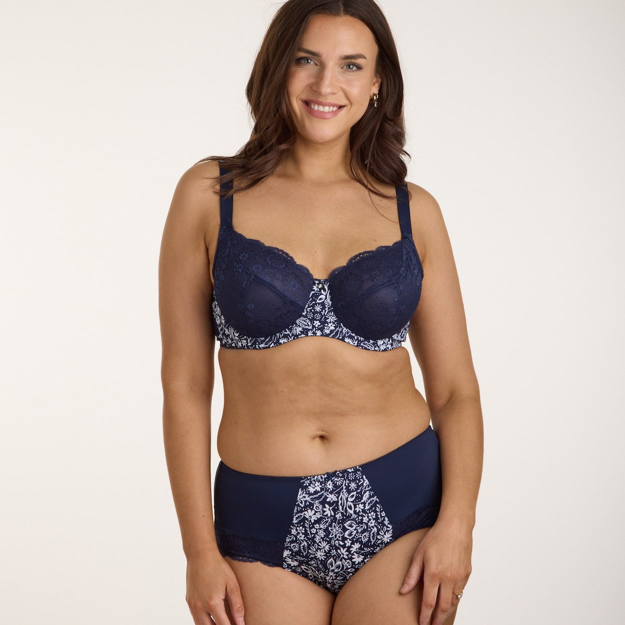 Print Full Brief - Mystic Navy Floral