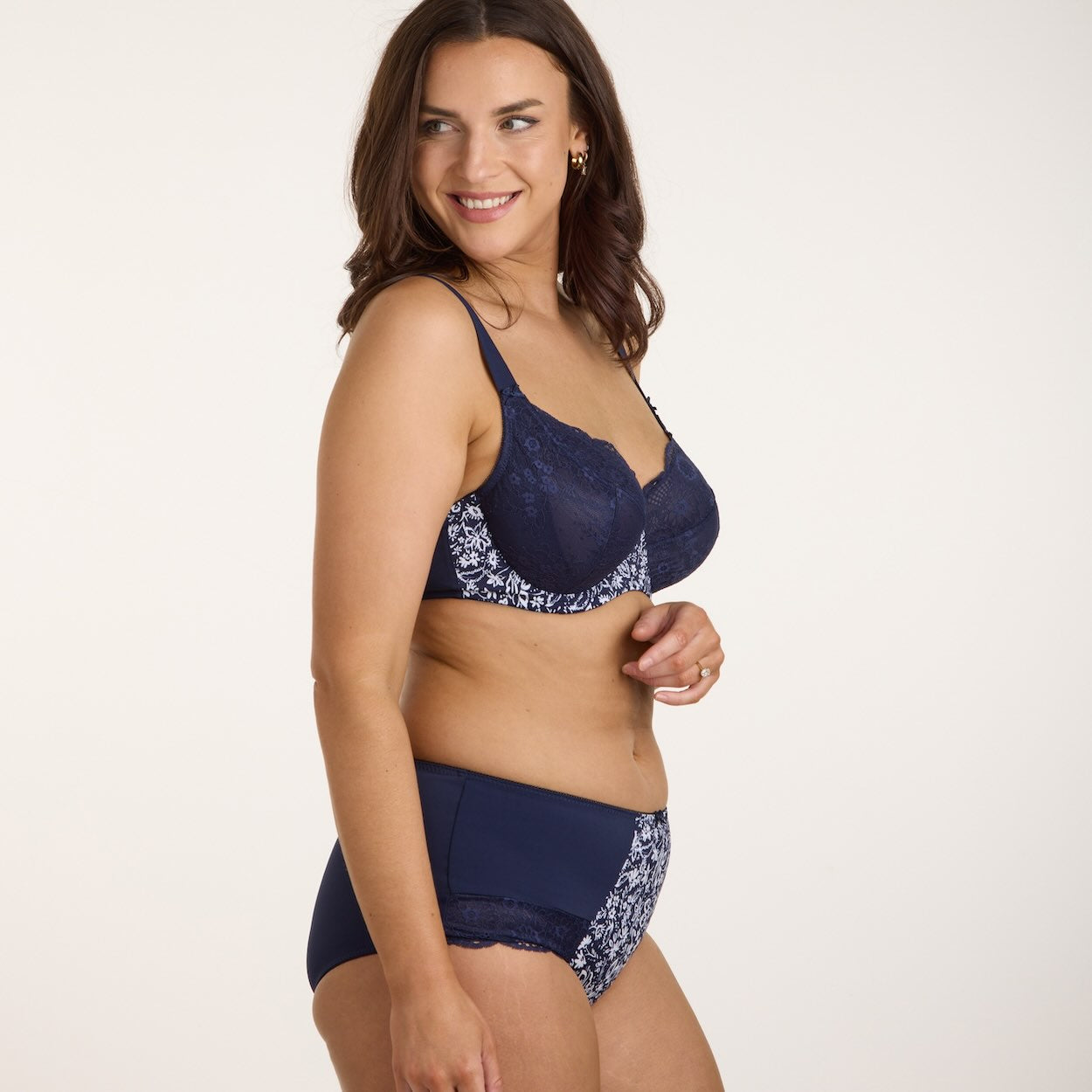 Print Full Brief - Mystic Navy Floral
