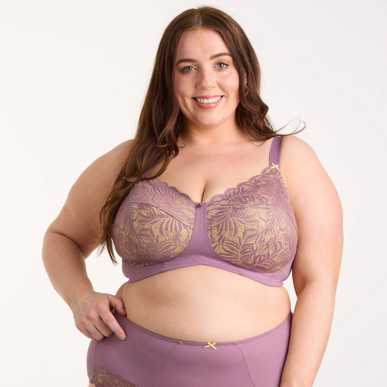 Radiate Lace Wirefree Bra - Premium Support - Lavender Spritz