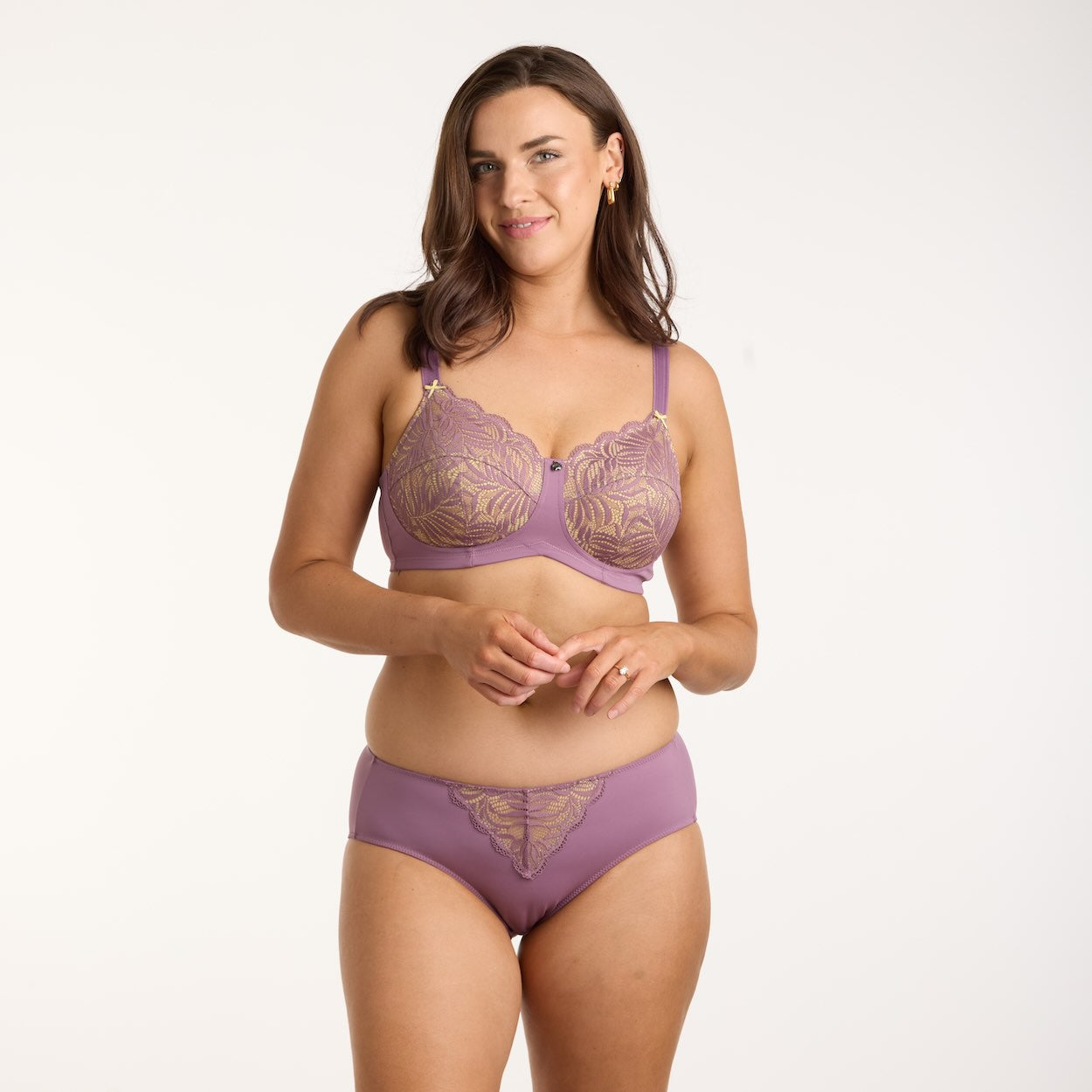 Radiate Lace Wirefree Bra - Lavender Spritz