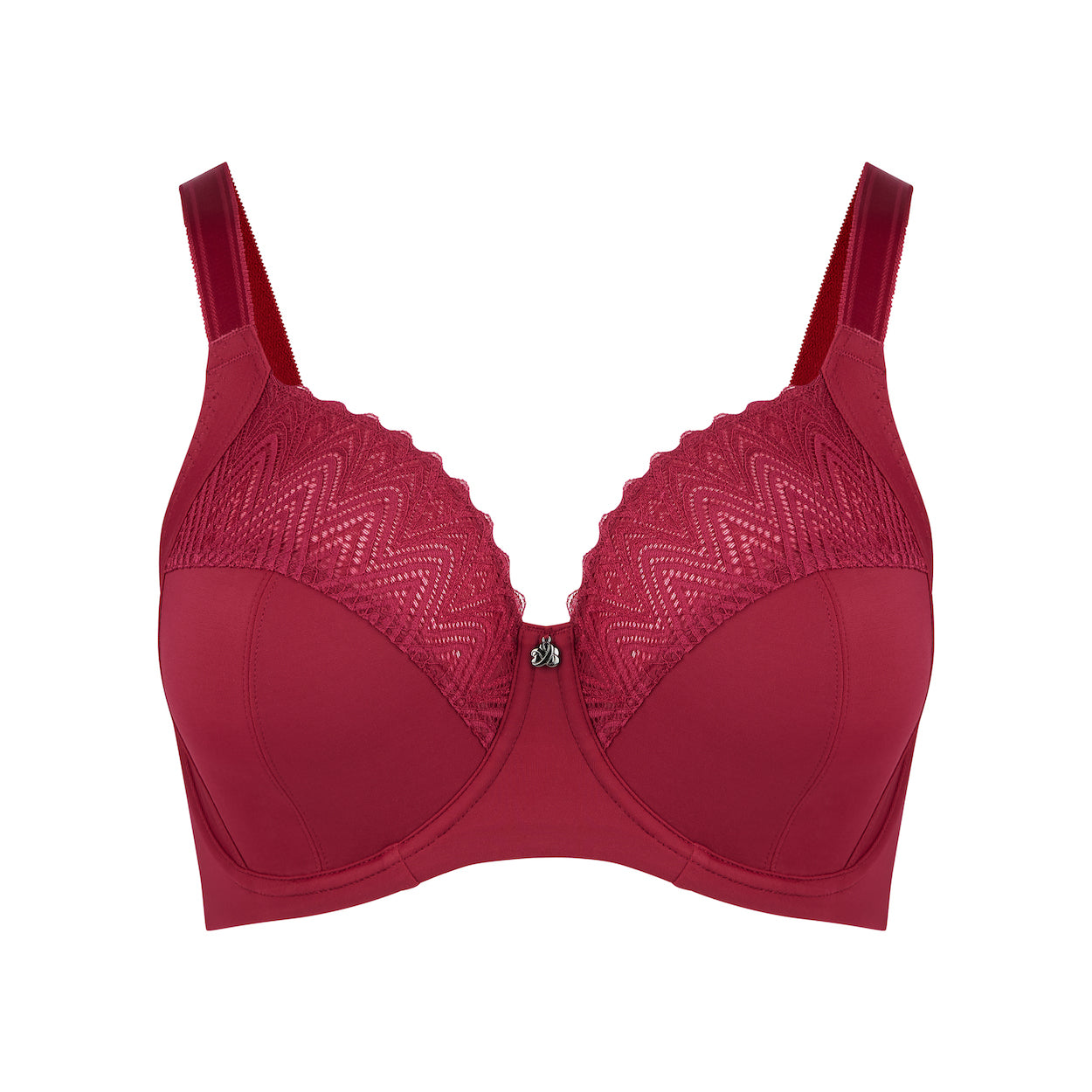 Willow Lace Premium Support Bra - Beaujolais