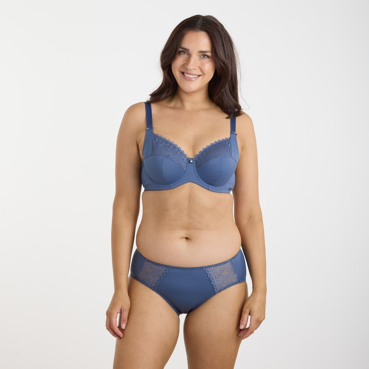 Willow Lace Full Cup Bra - Vintage Indigo