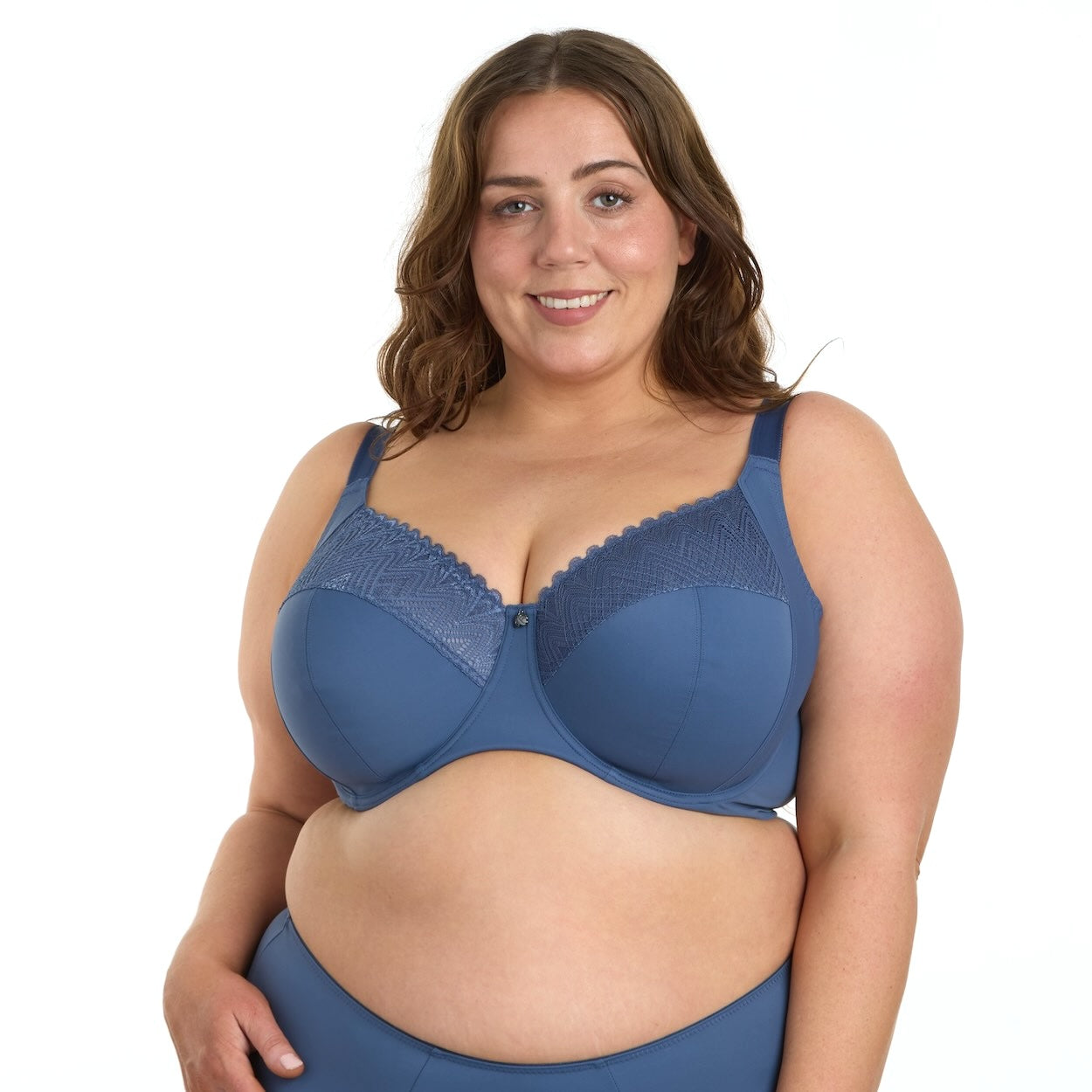 Willow Lace Premium Support Bra - Vintage Indigo