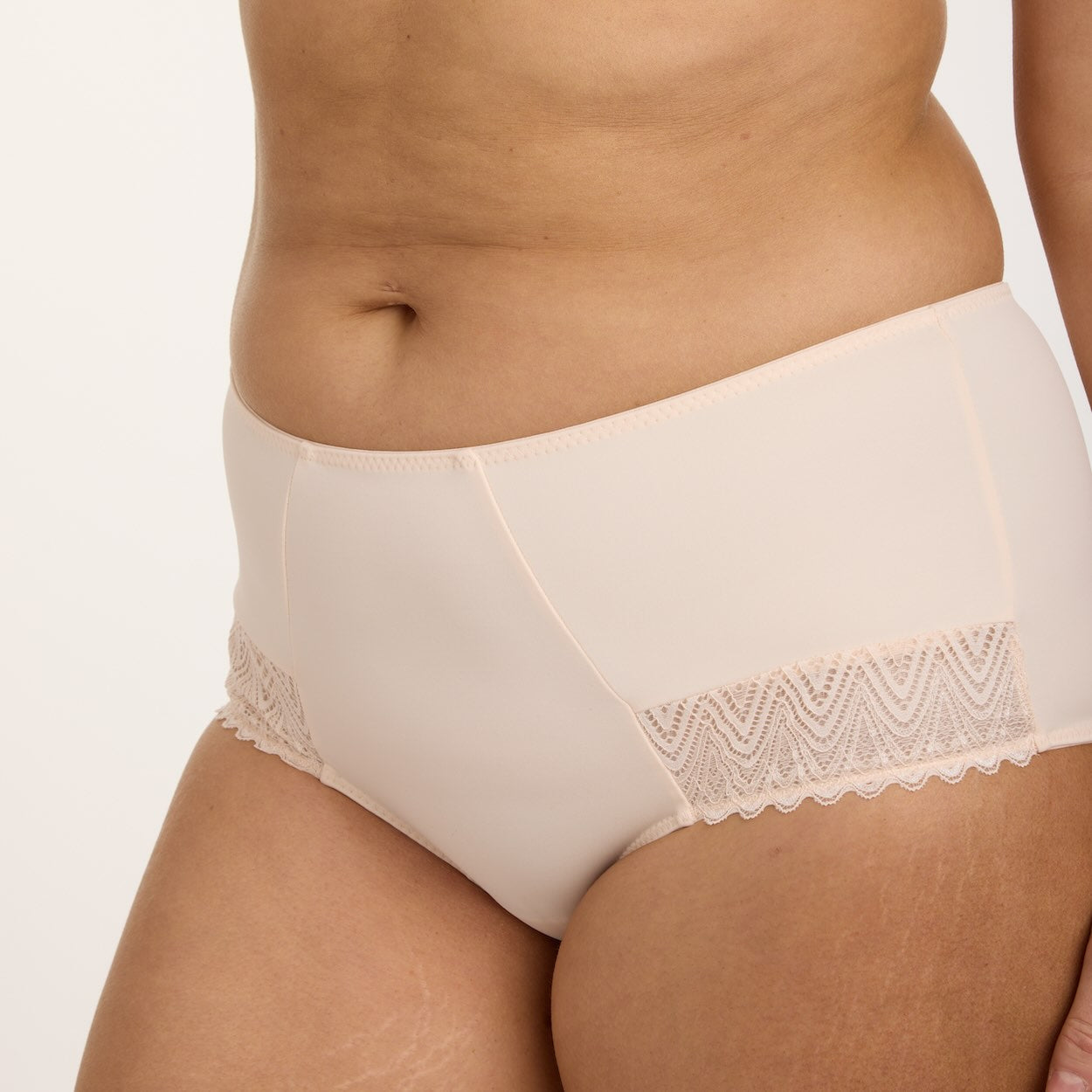 Willow Lace Full Brief - Latte