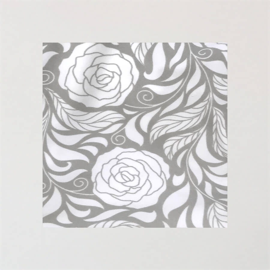 Signature Print Full Cup Bra - White Ice Rose