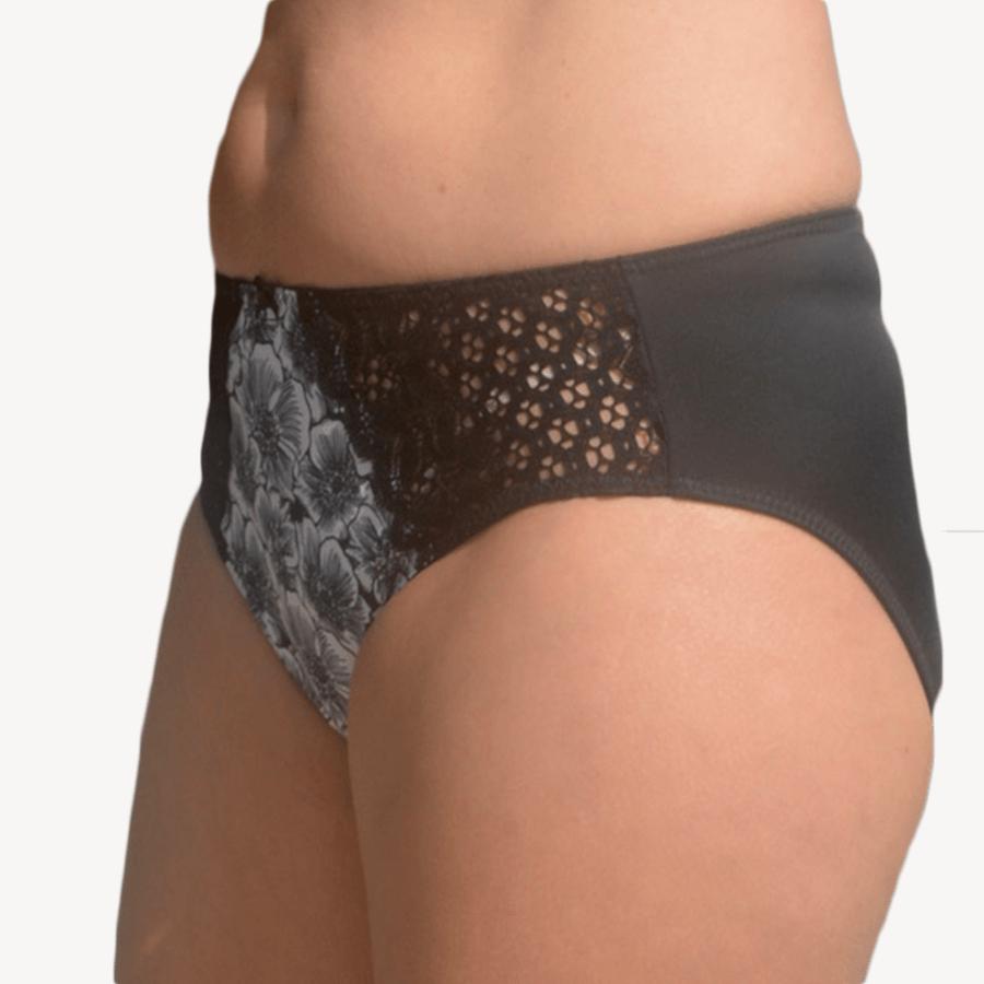 Print Midi Brief - Graphic Floral