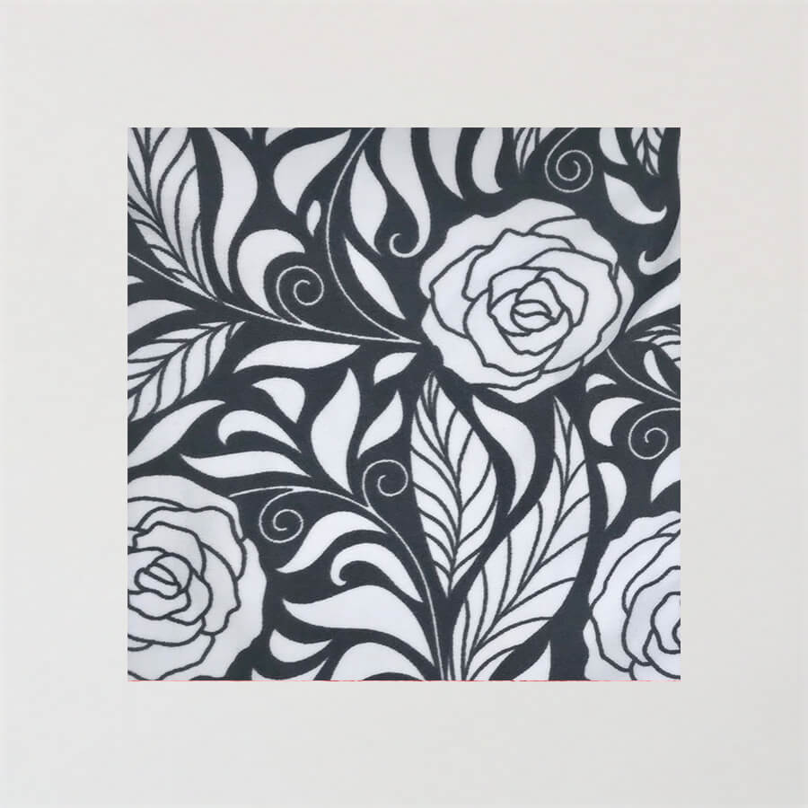Signature Print Midi Short - Grey Pewter Rose