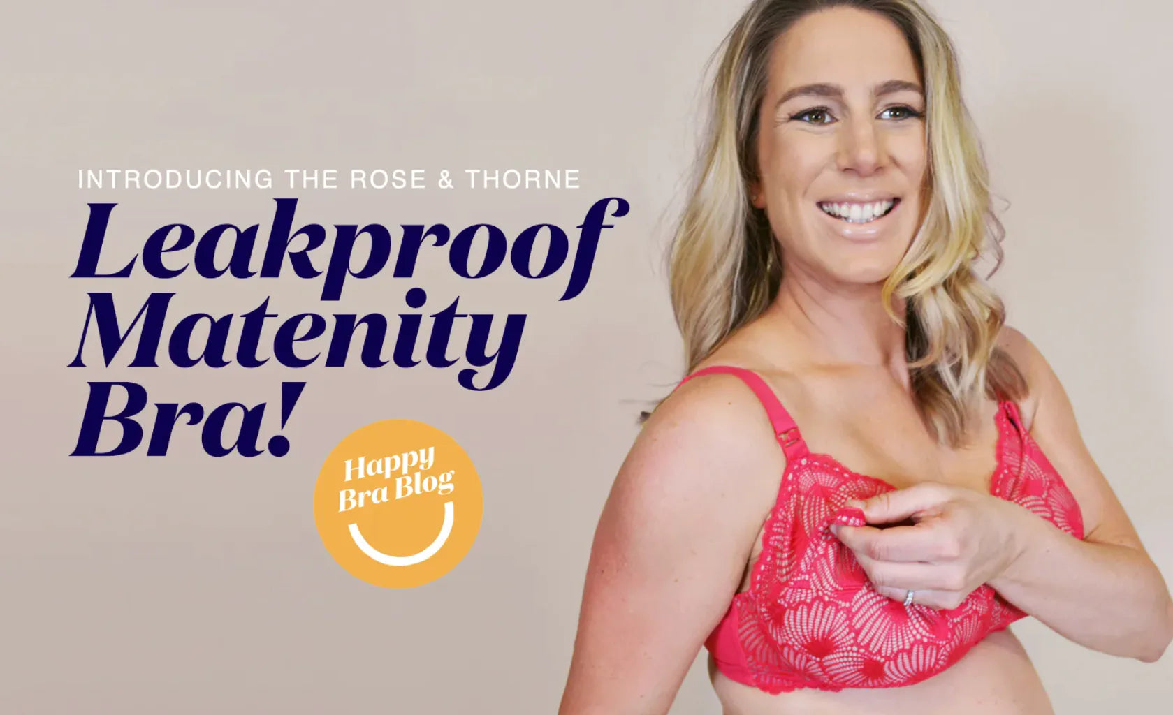 The Rose & Thorne Leakproof Maternity Bra