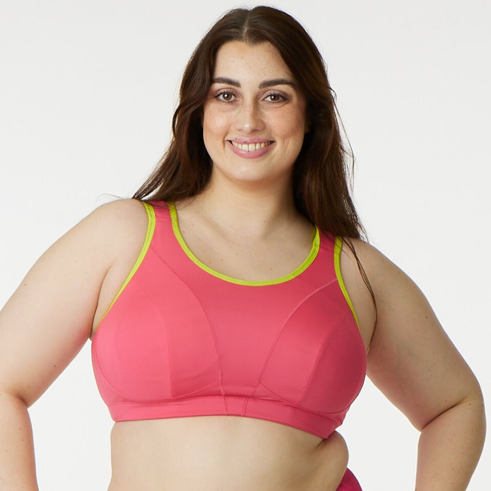 Sports Bra - Premium Support - Flamingo