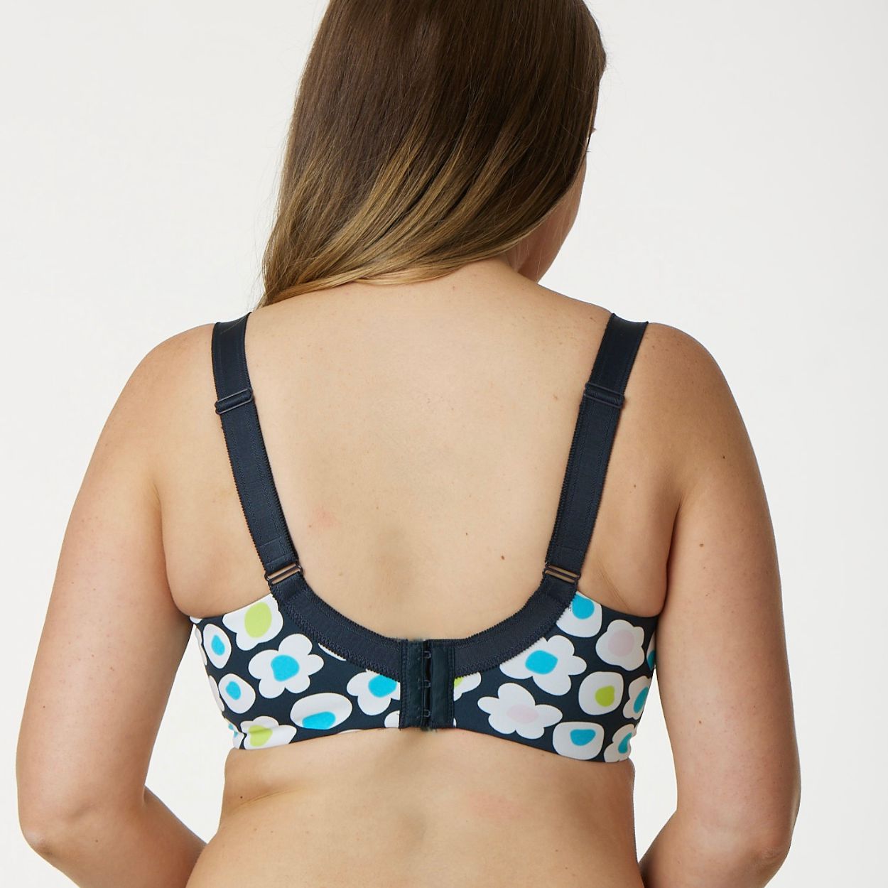 Print Full Cup Bra - Premium Support - Flora