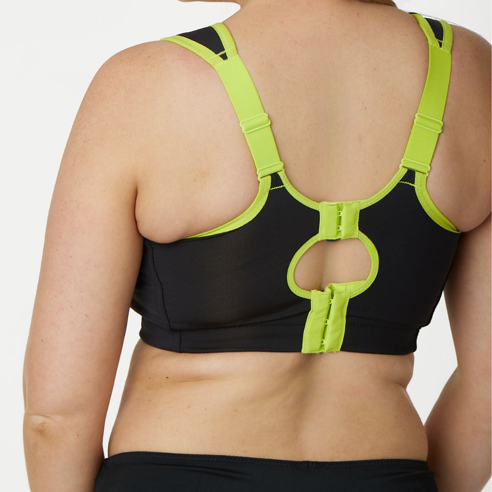 Sports Bra - Premium Support - Raven Black