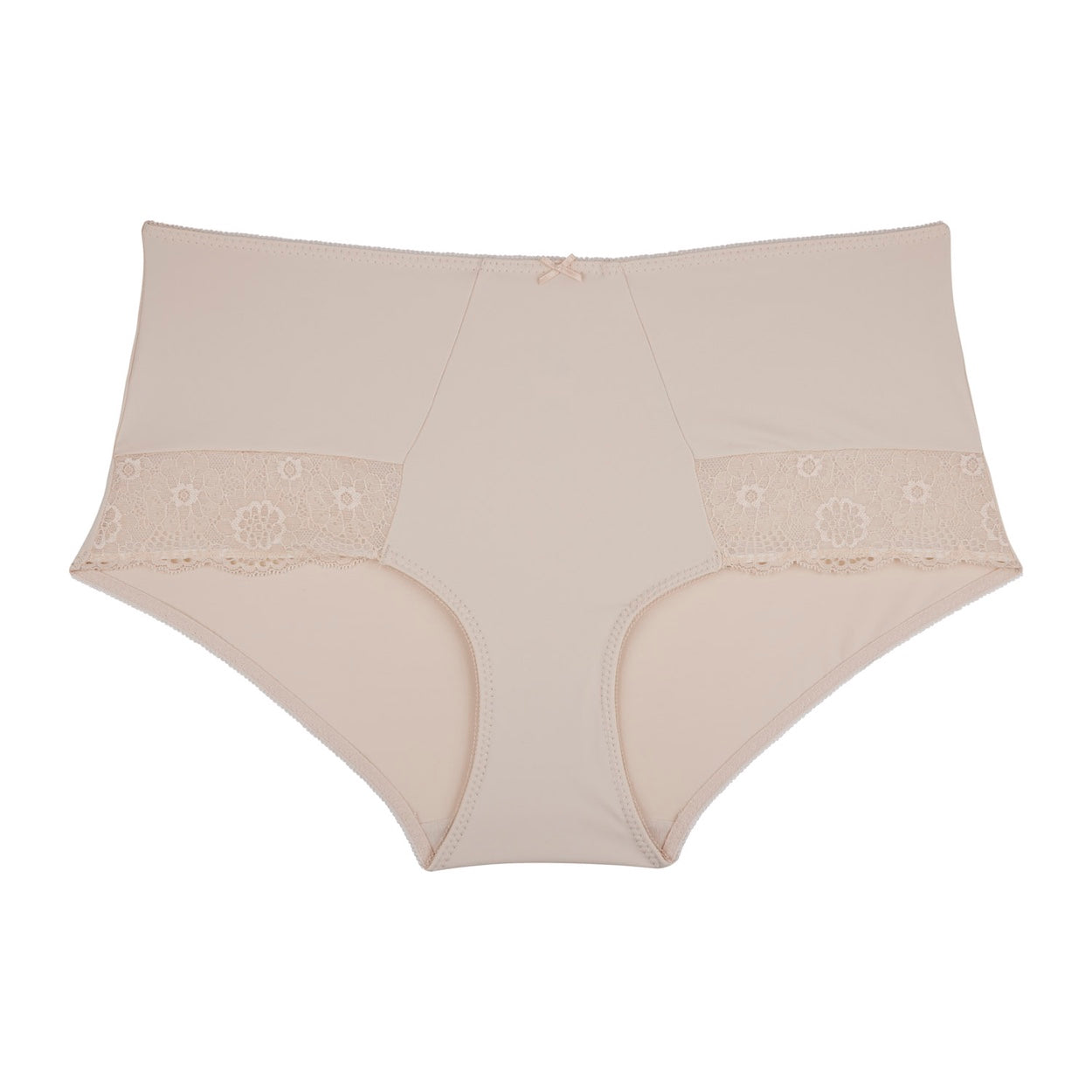 Peony Lace Midi Short Brief - Cafe Latte