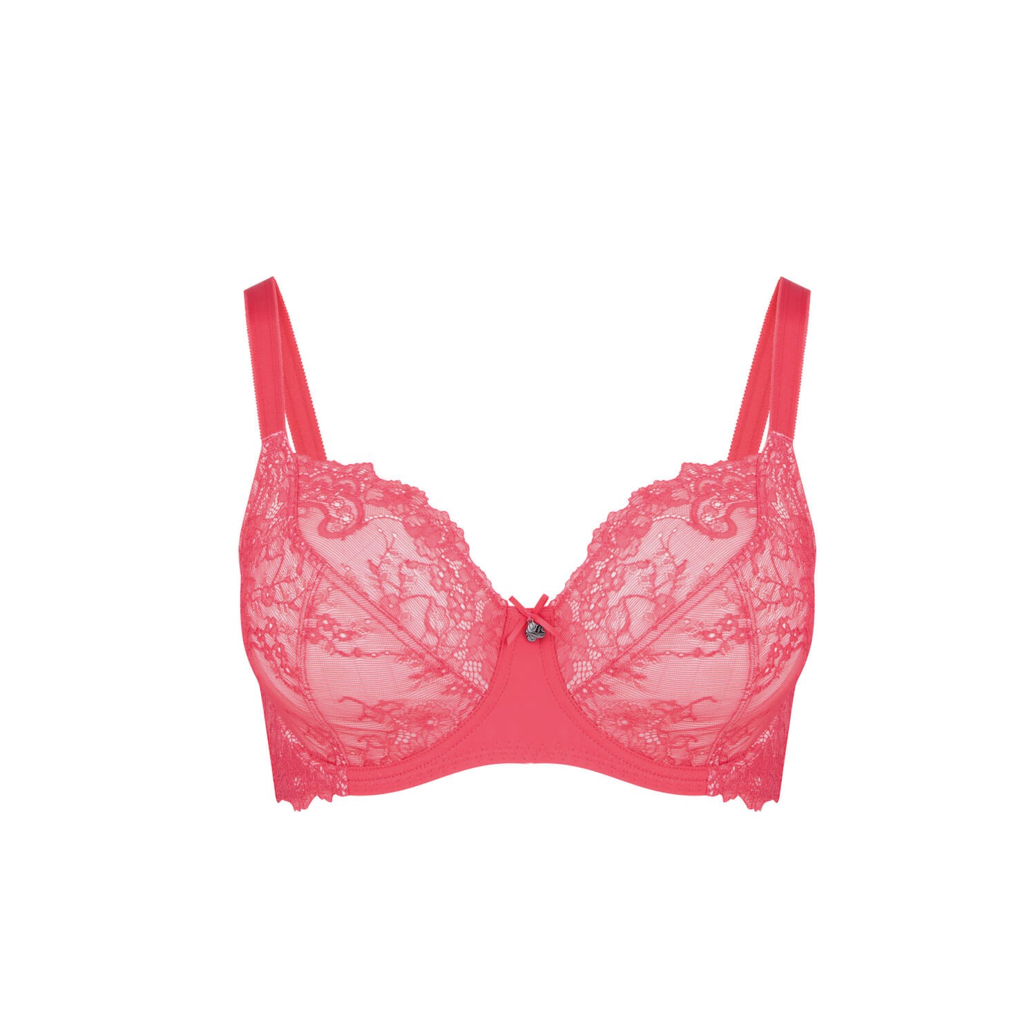 Nightingale Lace Full Cup Bra - Pink Flambe