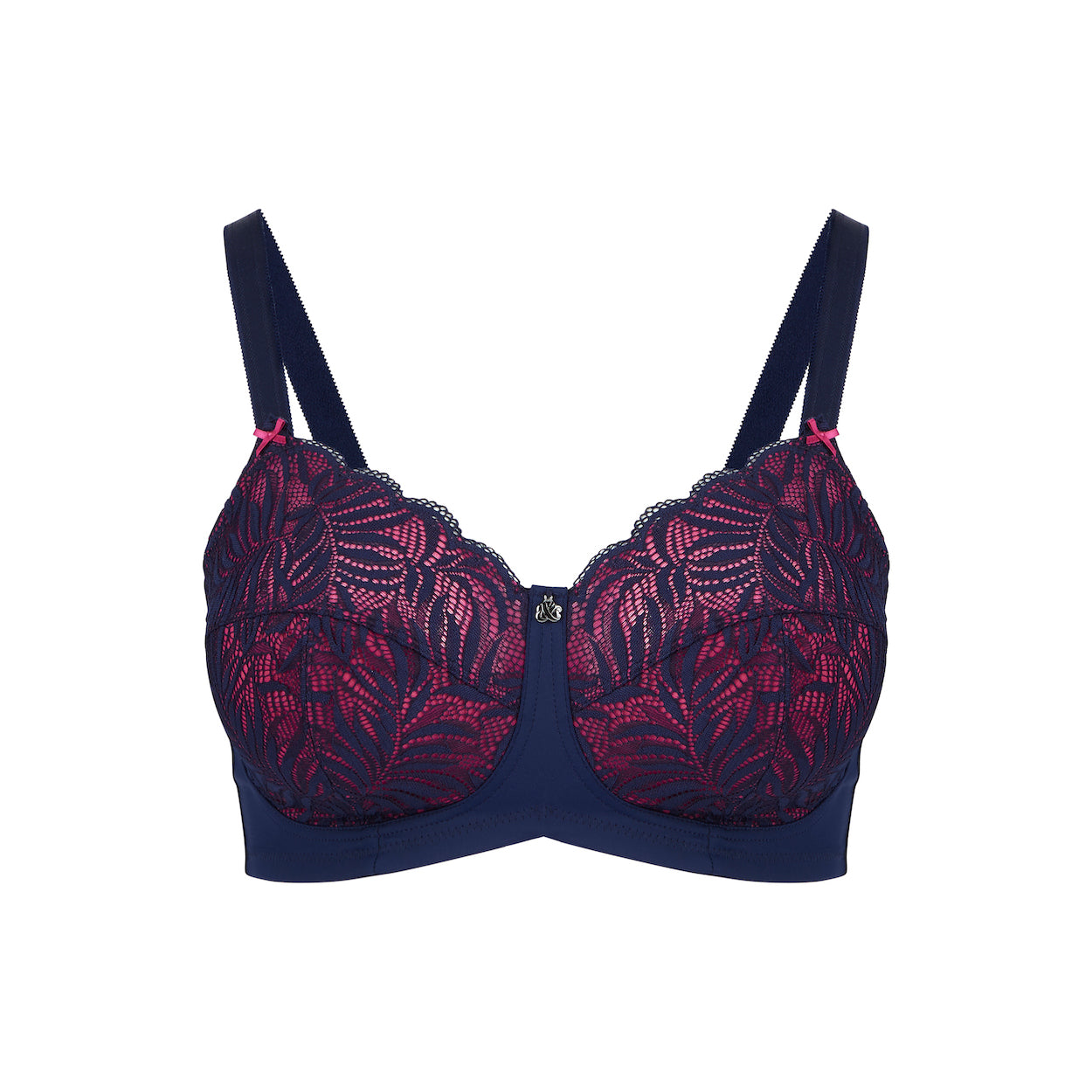 Radiate Wirefree Premium Support Bra - Navy Berry