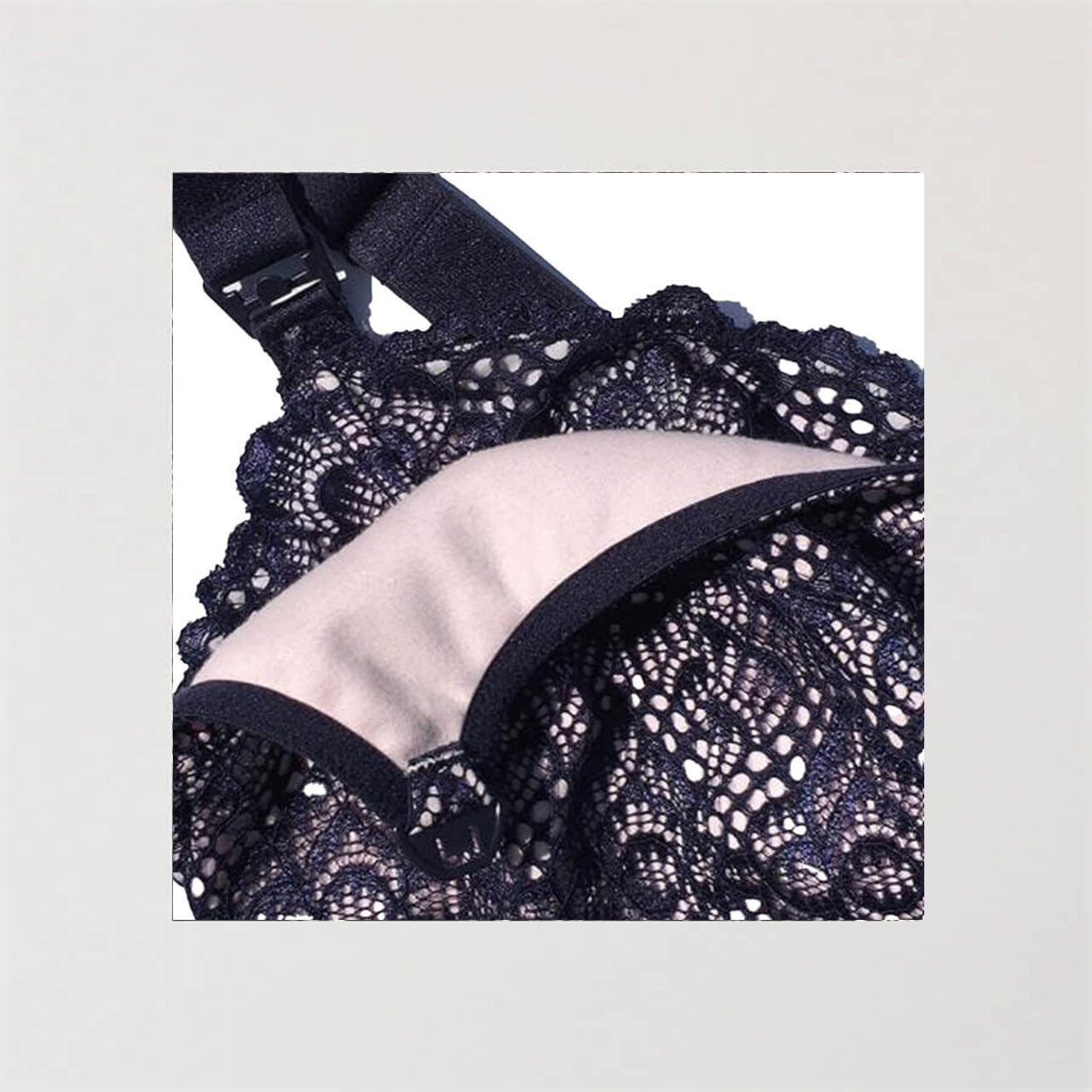 Maternity Bra - Premium Support - Navy Rose