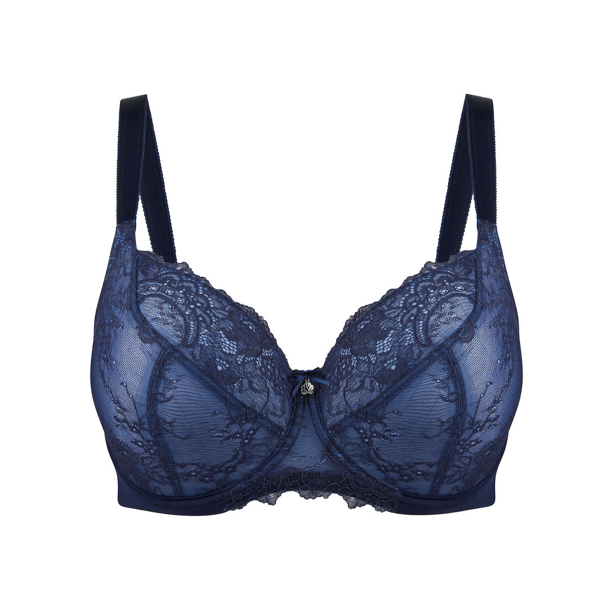 Nightingale Lace Premium Support Bra - Navy