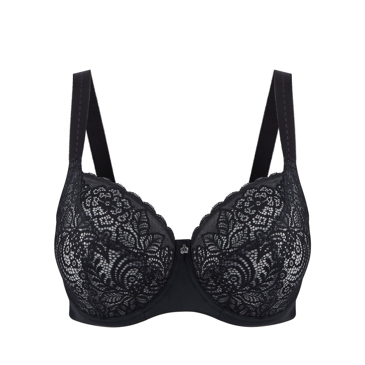 Lily Lace Premium Support Bra - Black