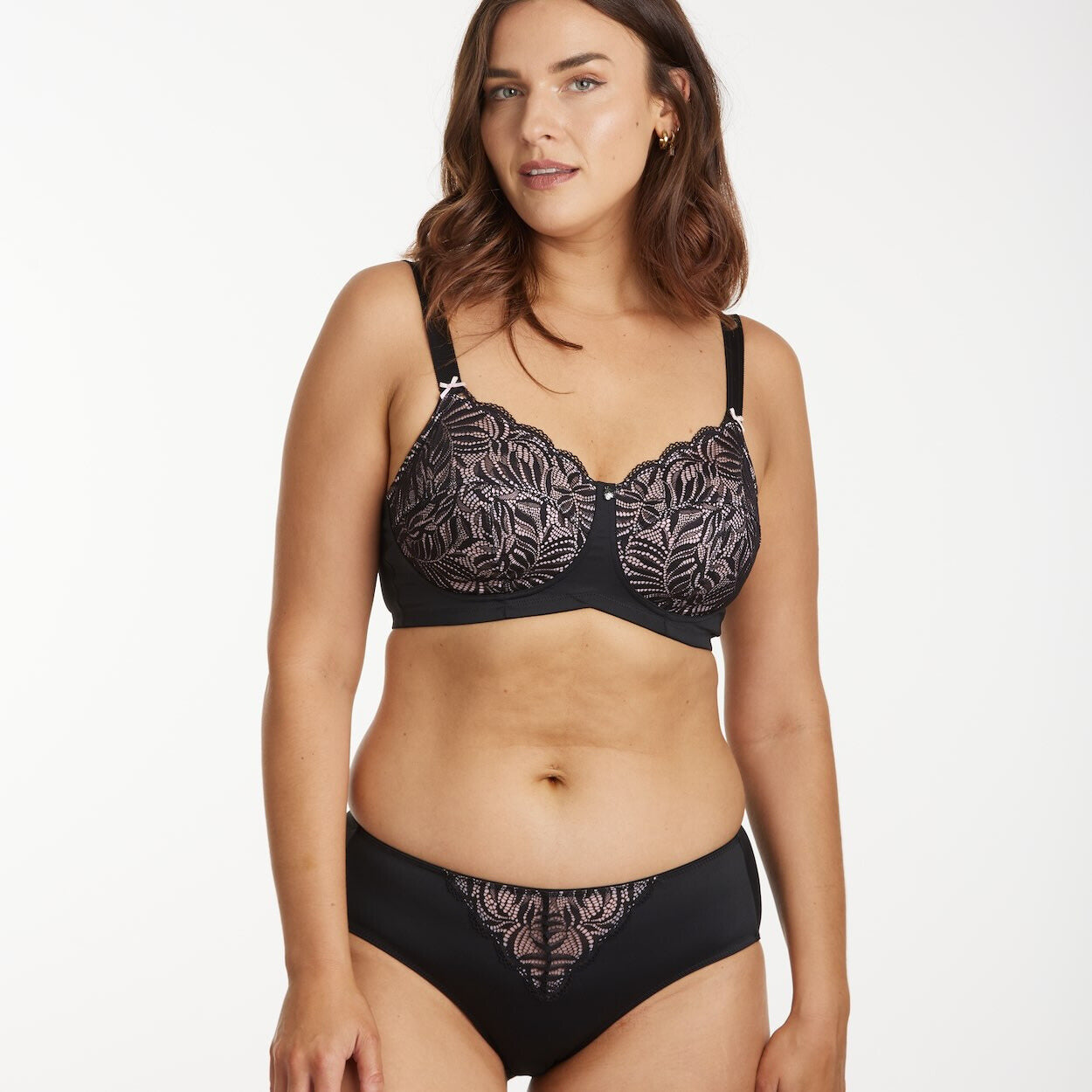 Radiate Wirefree Bra - Blush Black