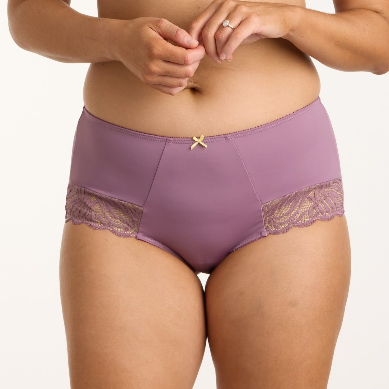 Radiate Lace Full Brief - Lavender Spritz