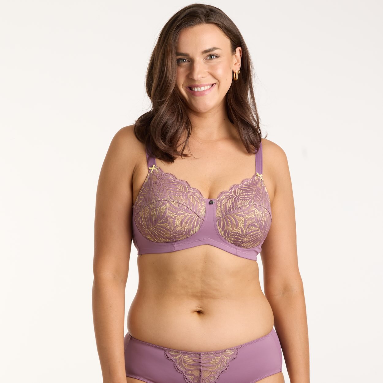 Radiate Lace Wirefree Bra - Lavender Spritz