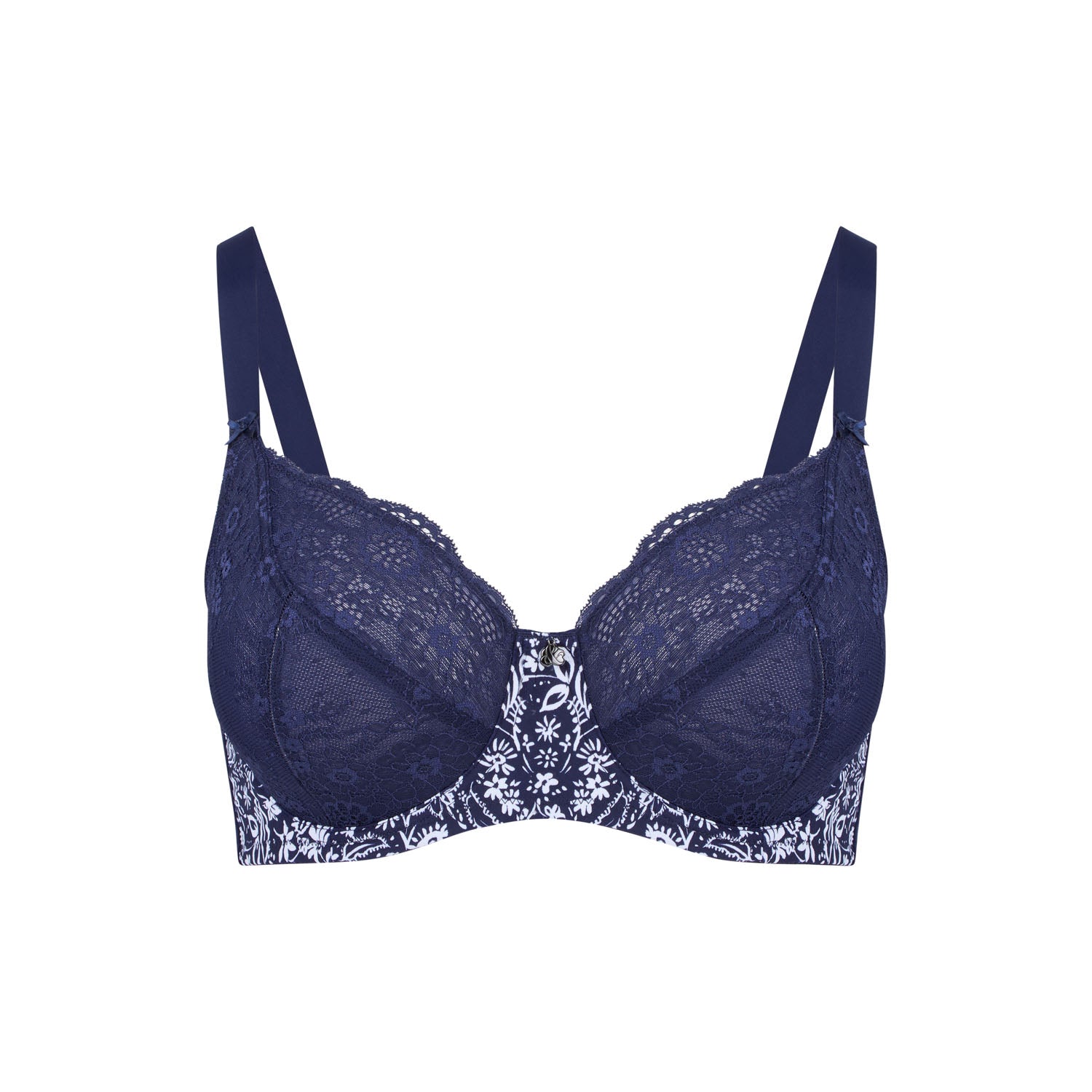 Print Premium Support Bra - Mystic Navy Floral
