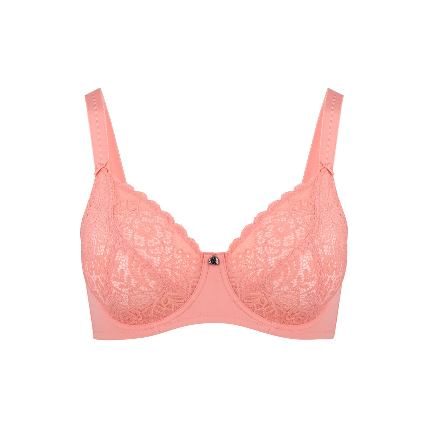 Lily Lace Full Cup Bra - Terra Cotta