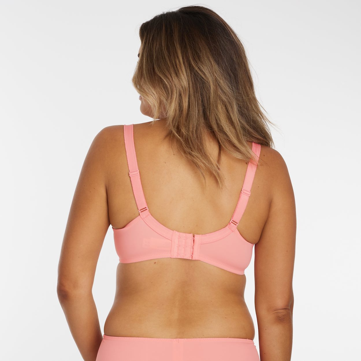 Geo Lace Full Cup Bra - Sorbet