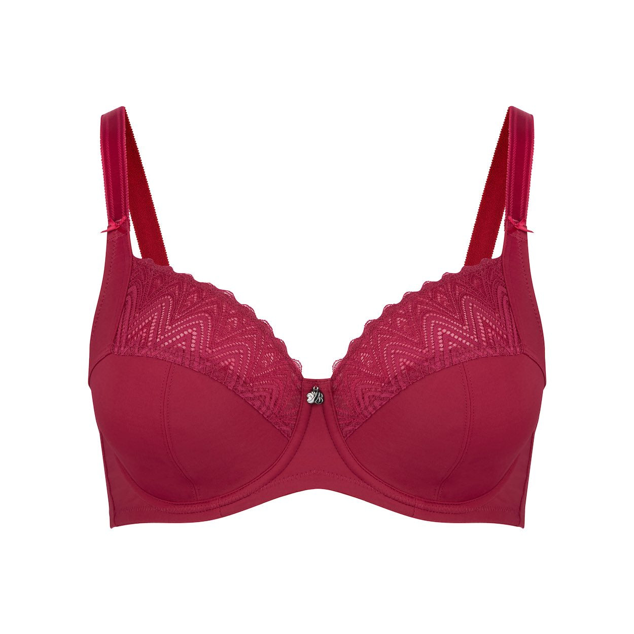 Willow Lace Full Cup Bra - Beaujolais