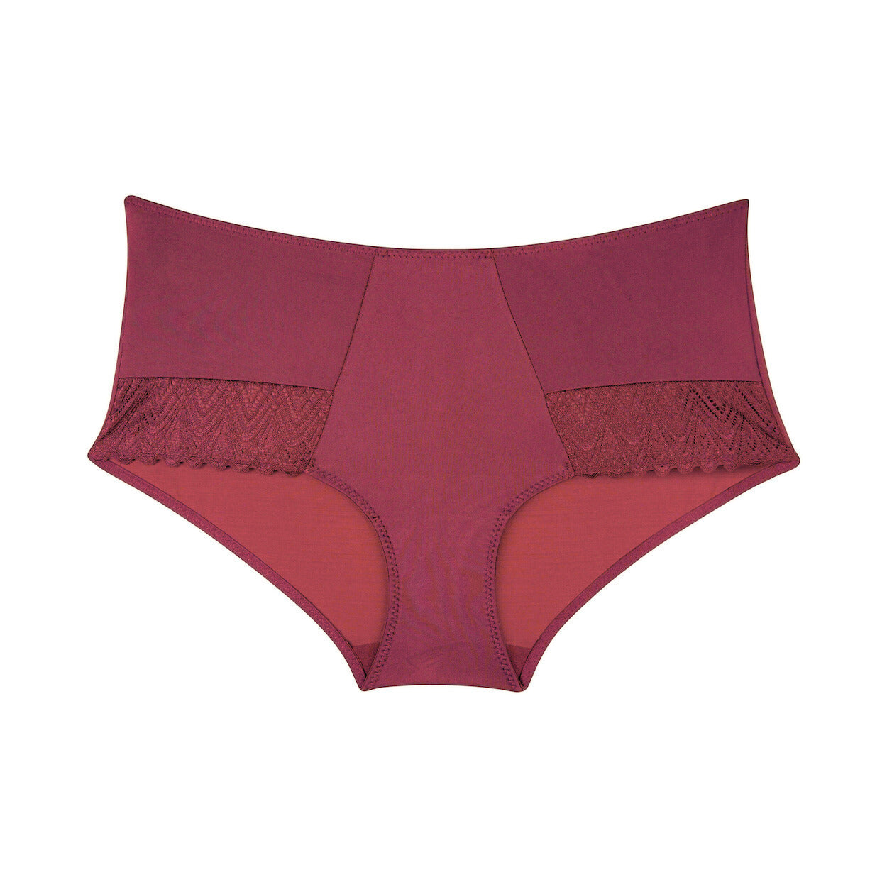 Willow Lace Full Brief - Beaujolais