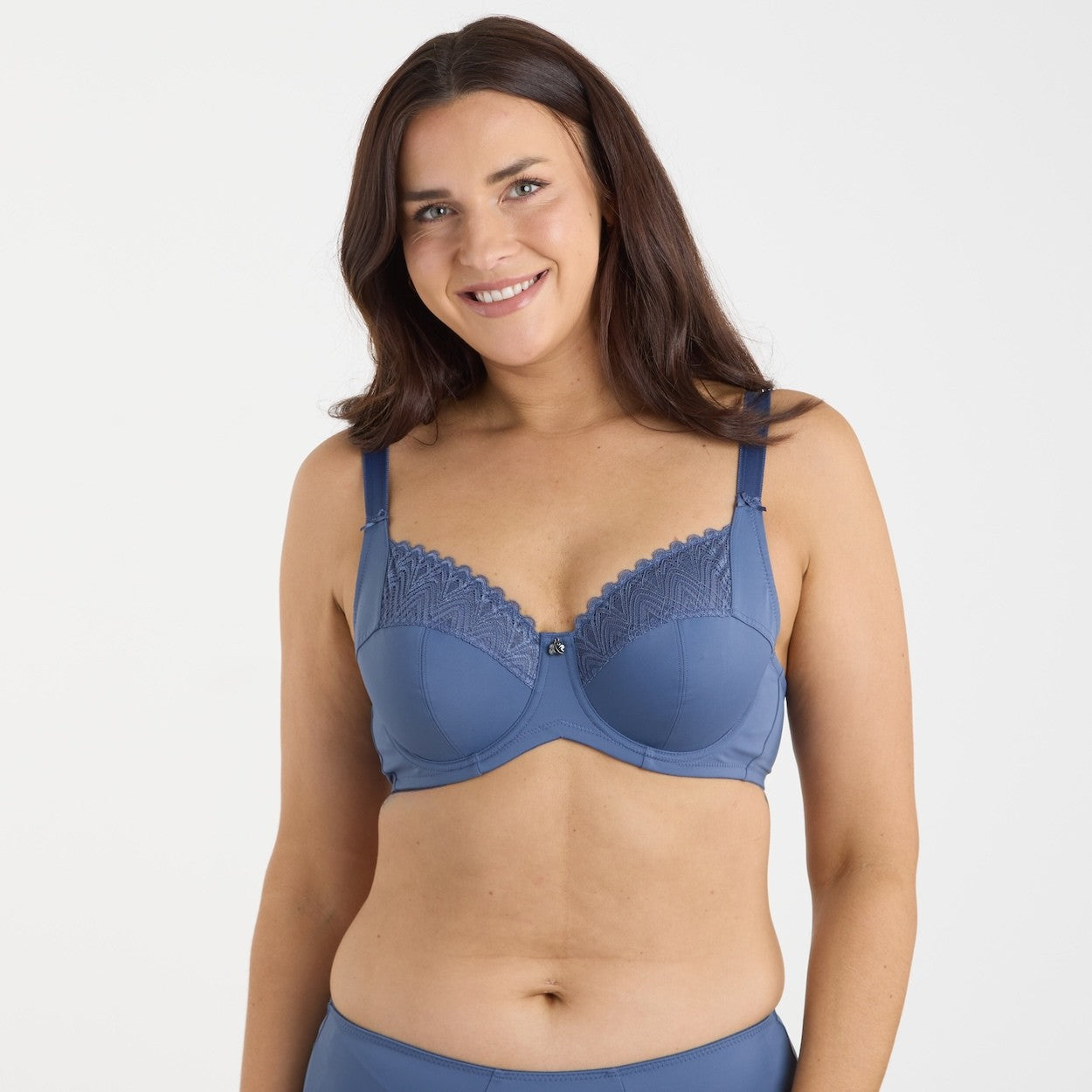 Willow Lace Full Cup Bra - Vintage Indigo