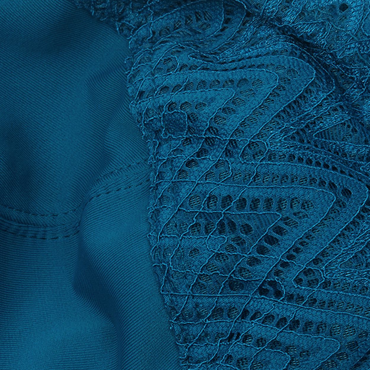 Willow Lace Full Cup Bra - Teal Blue