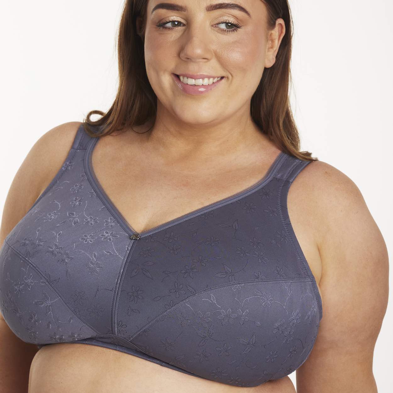 Wirefree Premium Support Bra - Denim