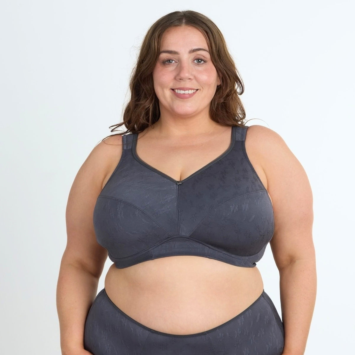 Wirefree Bra - Premium Support - Charcoal