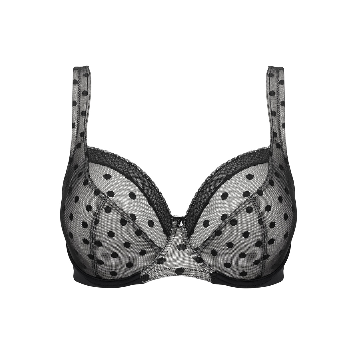 Shadow Spot Premium Support Bra - Black