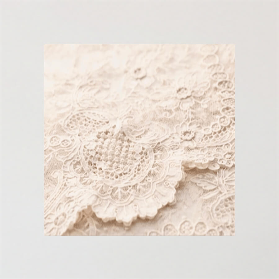 Baroque Lace Full Cup Bra - Café Latte