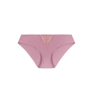 Ribbons Bikini Brief - Foxglove Pink
