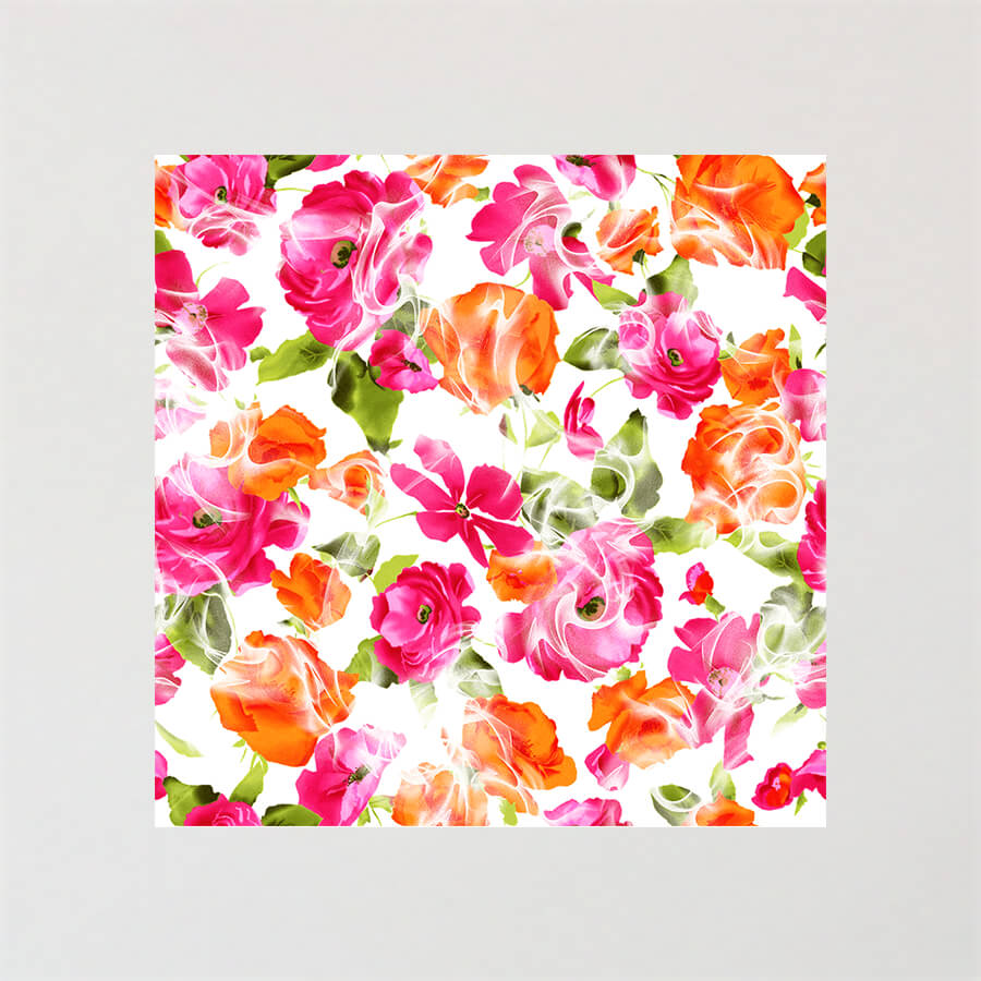 Print Full Cup Bra - Premium Support - Blooming Roses
