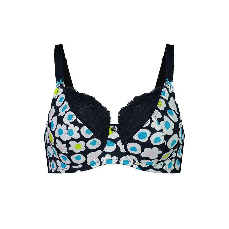 Print Full Cup Bra - Flora