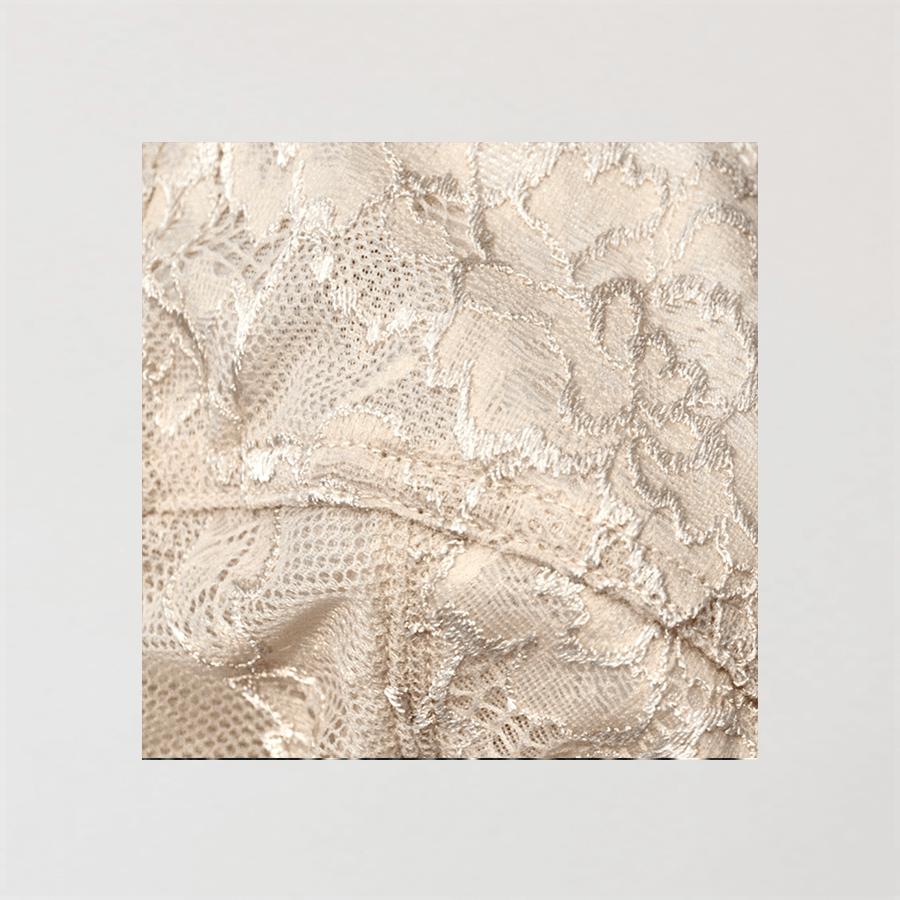 Dahlia Lace Full Brief - Almond