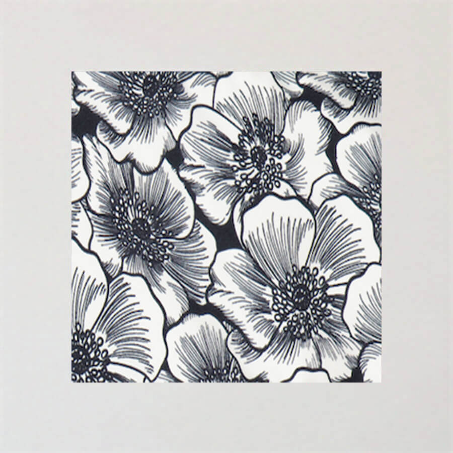 Print Midi Brief - Graphic Floral