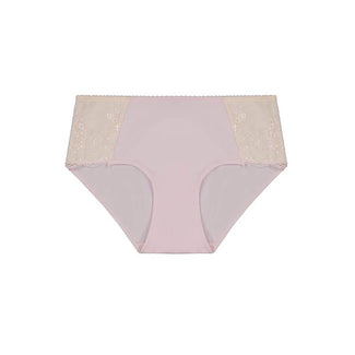 Contrast Lace Boyleg Brief - Pink Soda Product Image