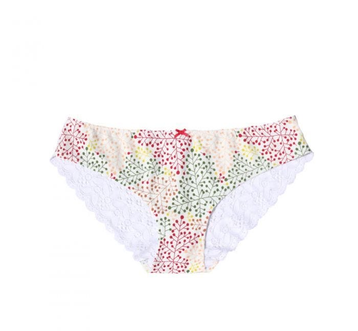 Lace Bum Bikini Brief - Confetti | Rose & Thorne Australia