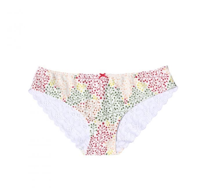 Lace Bum Bikini Brief - Confetti Product Image