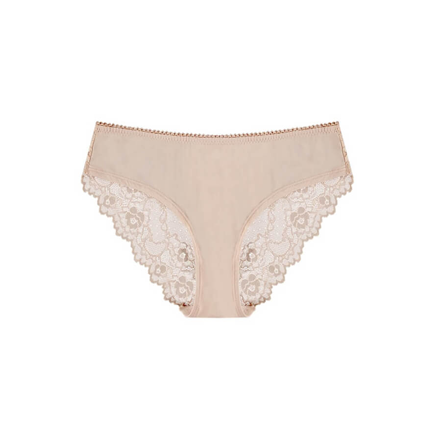 Lace Bum Bikini Brief - Café Latte Product Image