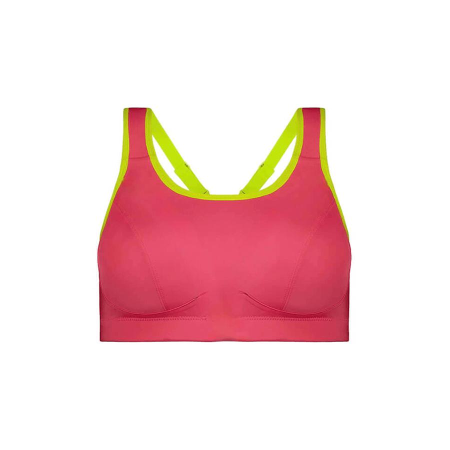 Sports Bra - Flamingo Front