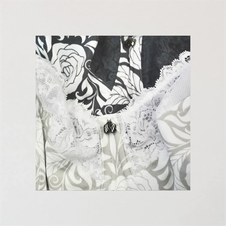 Signature Print Midi Short Briefs (2pack) - Ice Rose and  Pewter Rose