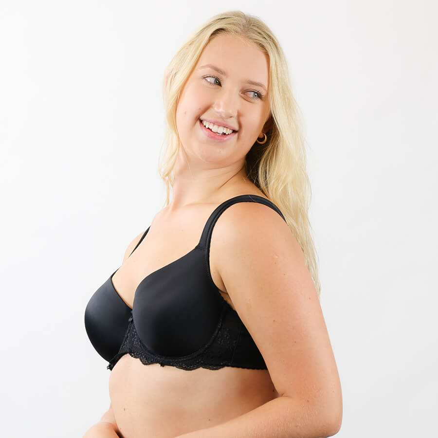 Smooth T Shirt Bra - Black