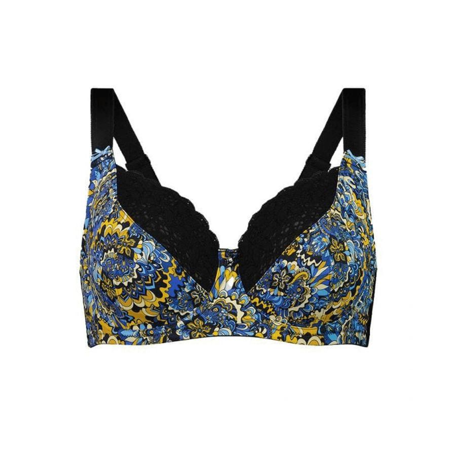 Print Full Cup Bra - Midnight Paisley